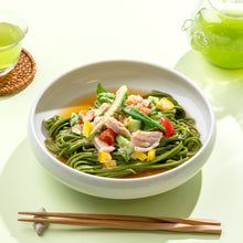 画像をギャラリービューアに読み込む, 抹茶うどん 180g(めんつゆ20ml×2個付)
